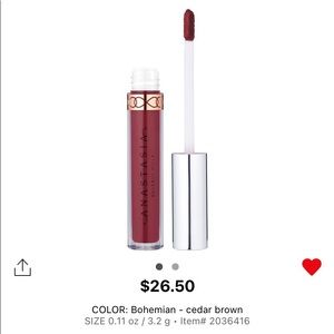 Anastasia Beverly Hills liquid lipstick